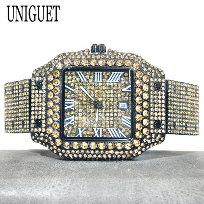 Green Diamond Watch For Men