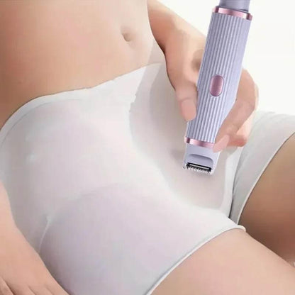 Electric Shaver for Women Waterproof Wet & Dry Hair Razors 2 in 1 Double Head Dual Bikini Hair Trimmer Detachable Head Shaver - Empire P.E