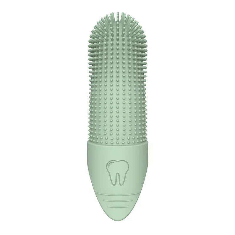 Dog Toothbrush, 360° Cleaning Finger Toothbrush for Dogs