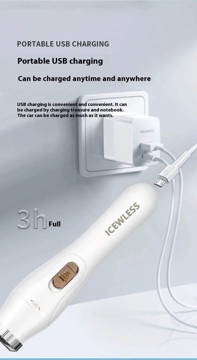 Electric Hair Trimmers for Women Waterproof Razor Painless Private Body Hair Removal Device shaver Bikini Arm Leg Face Shaving - Empire P.E