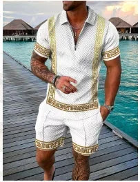 Men's Summer suit Polo Tracksuit Set - Empire P.E