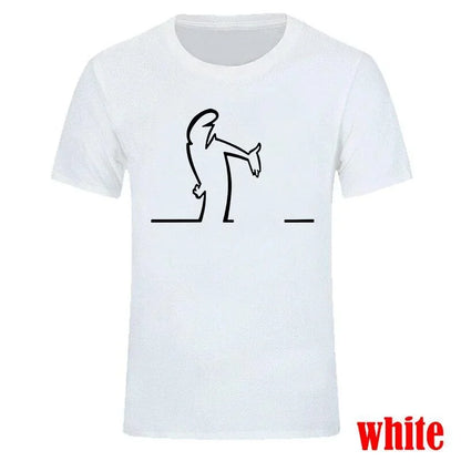 Men Balum La Linea Funny Graphic Tshirt