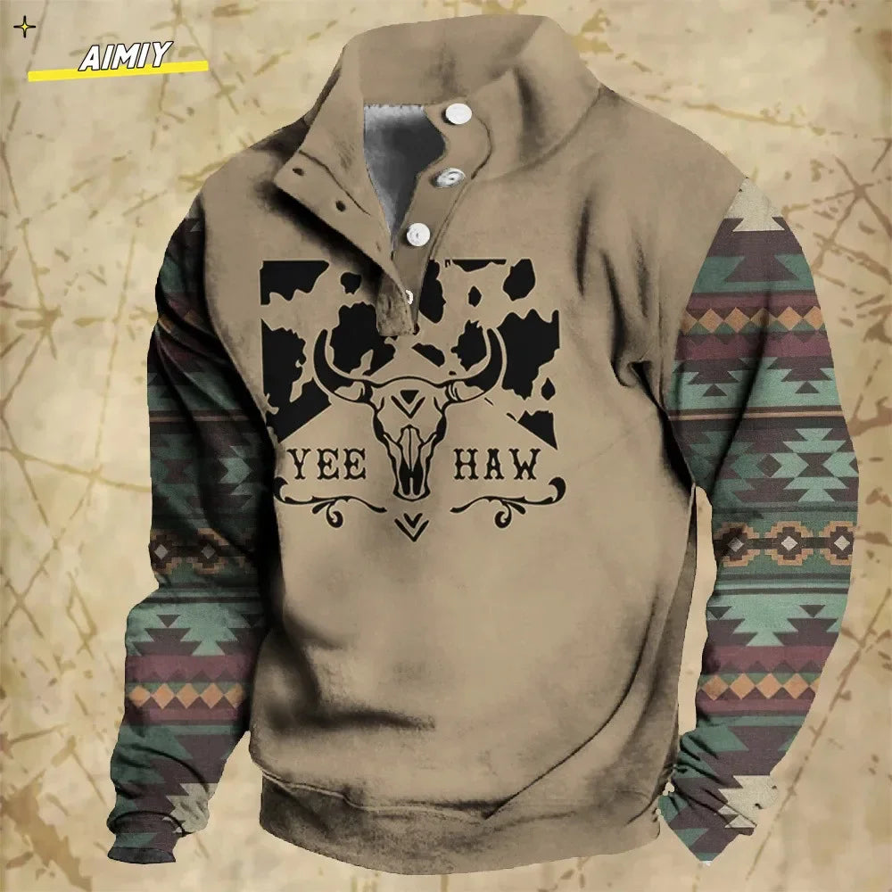 Vintage Men's Hoodie Casual Jacket - Empire P.E