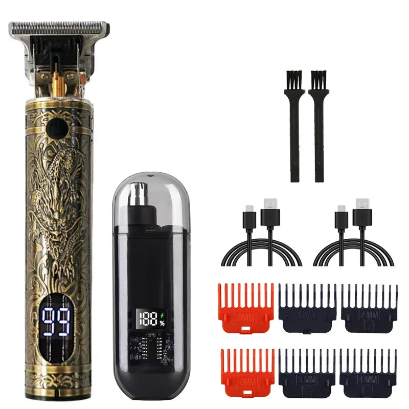 Professional hairdresser_ T9 Electric USB razor set - Empire P.E