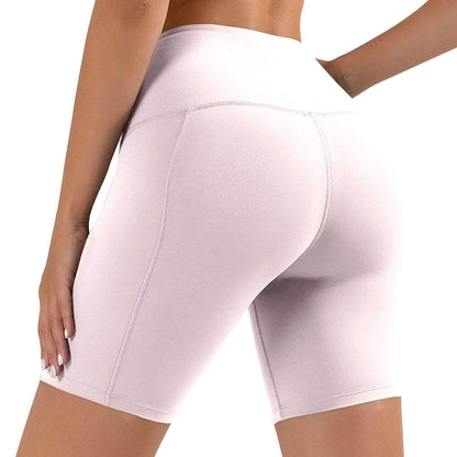 Women Sports Short Yoga Shorts High Waist Breathable Soft Fitness Tight Women Yoga Legging Shorts Cycling Athletic Gym Shorts - Empire P.E
