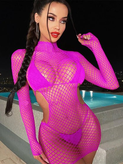Hot Transparent Mini Dress Sexy Lingerie - Empire P.E