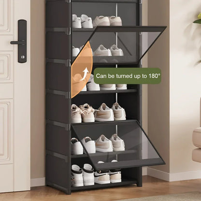 Shoe Rack-Shoe Storage Cabinet Vertical Shoe Organizer