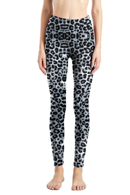 Leopard Leggings Printed High Waist - Empire P.E