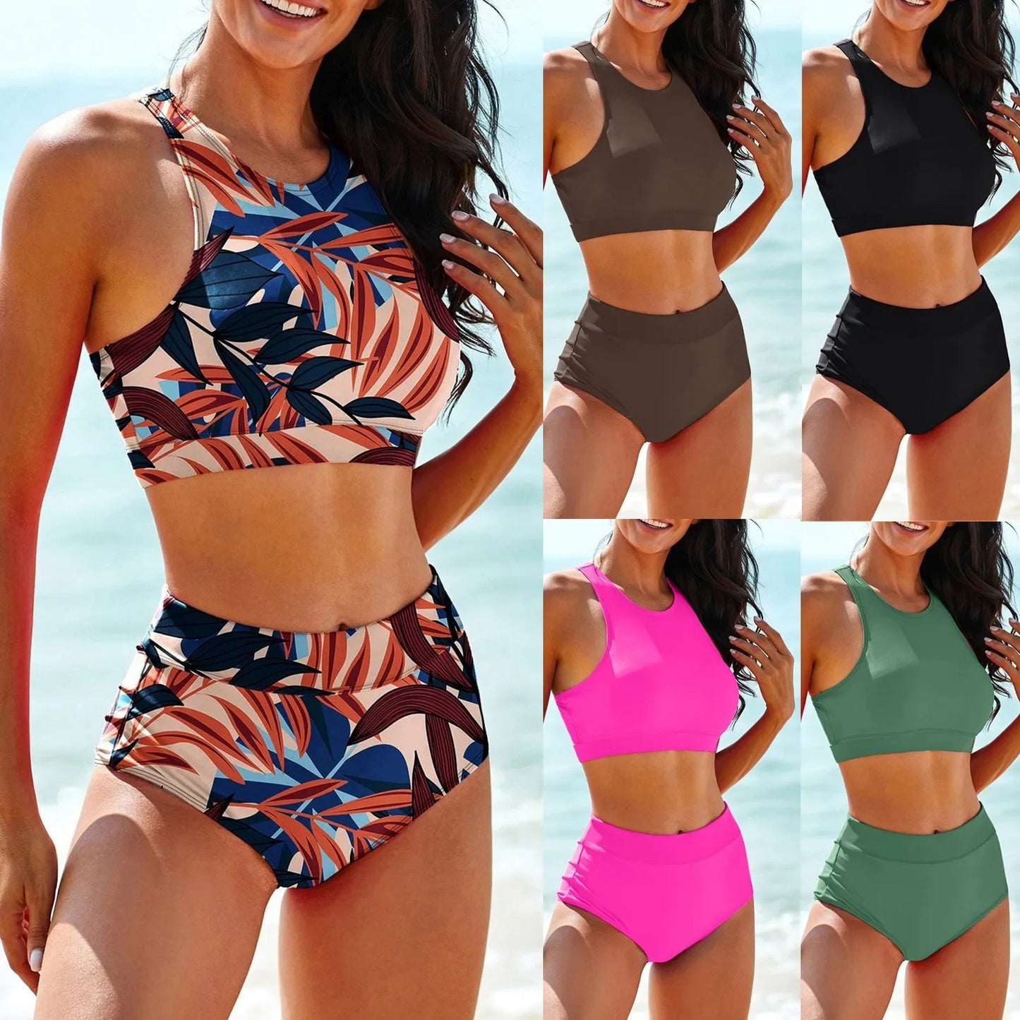 High Waist Sexy Bikini Set 2024