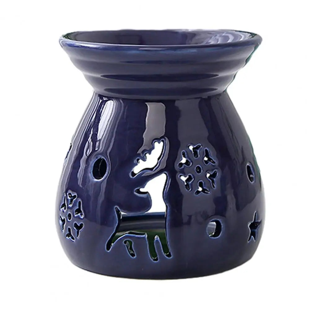 Ceramic Tea Light Candle Holder Small Essential Oil Burner