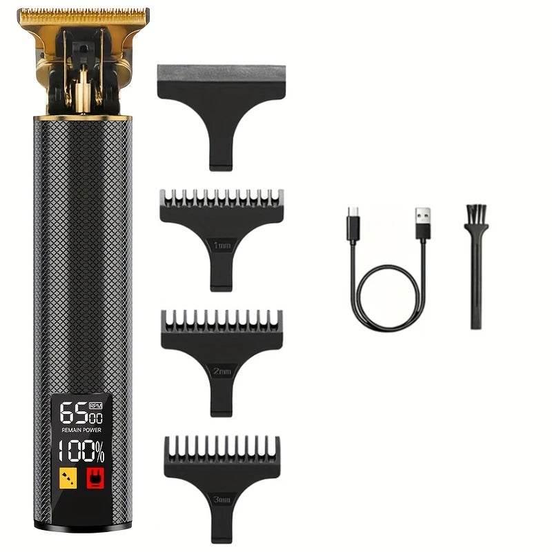 Professional Vintage Hair Clippers and Trimmers Kit, Rechargeable Cordless Haircut & Grooming Set for Men, Beard Trimmer with - Empire P.E