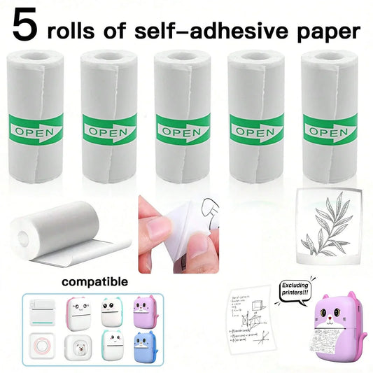 Rolls Of Self-Adhesive Paper Portable Thermal For Printer - Empire P.E