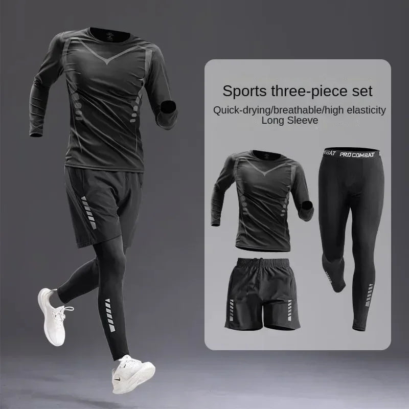 Men's Sportswear 1-5Pcs Suit All-Season Track Suit Set - Empire P.E