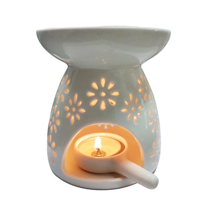 Ceramic Candle Holder Wax Melt Oil Burner Diffuser