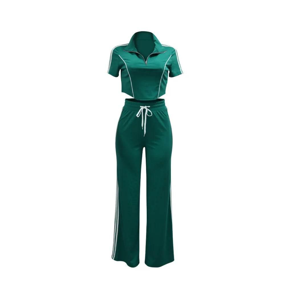 Fashion Casual Short Hoodie 2 Piece Women - Empire P.E