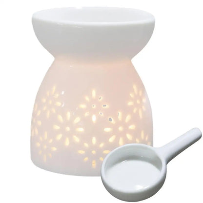 Wax Melt Essential Oil Burner Ceramic Candle Holder