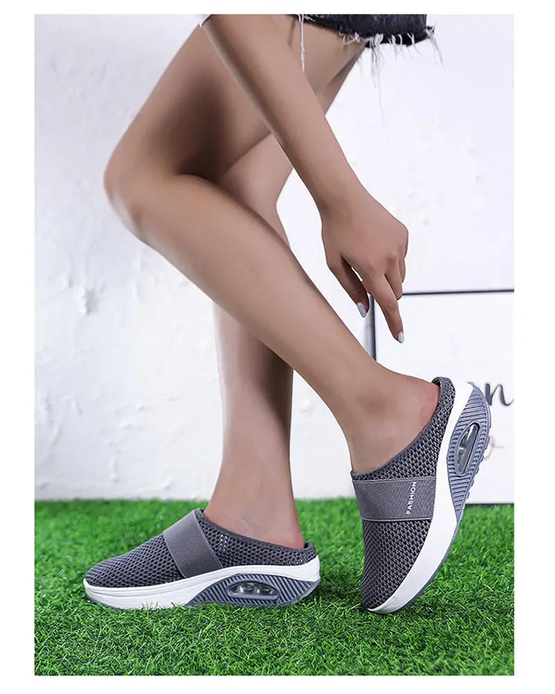 slip-ons without back female sneakers women's sport shoes professional running shoes black sports shoes skor walkx 1229 - Empire P.E
