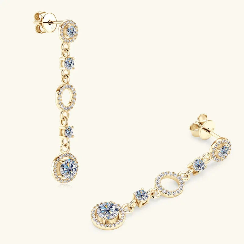 Moissanite Stud Earrings for Women - Empire P.E