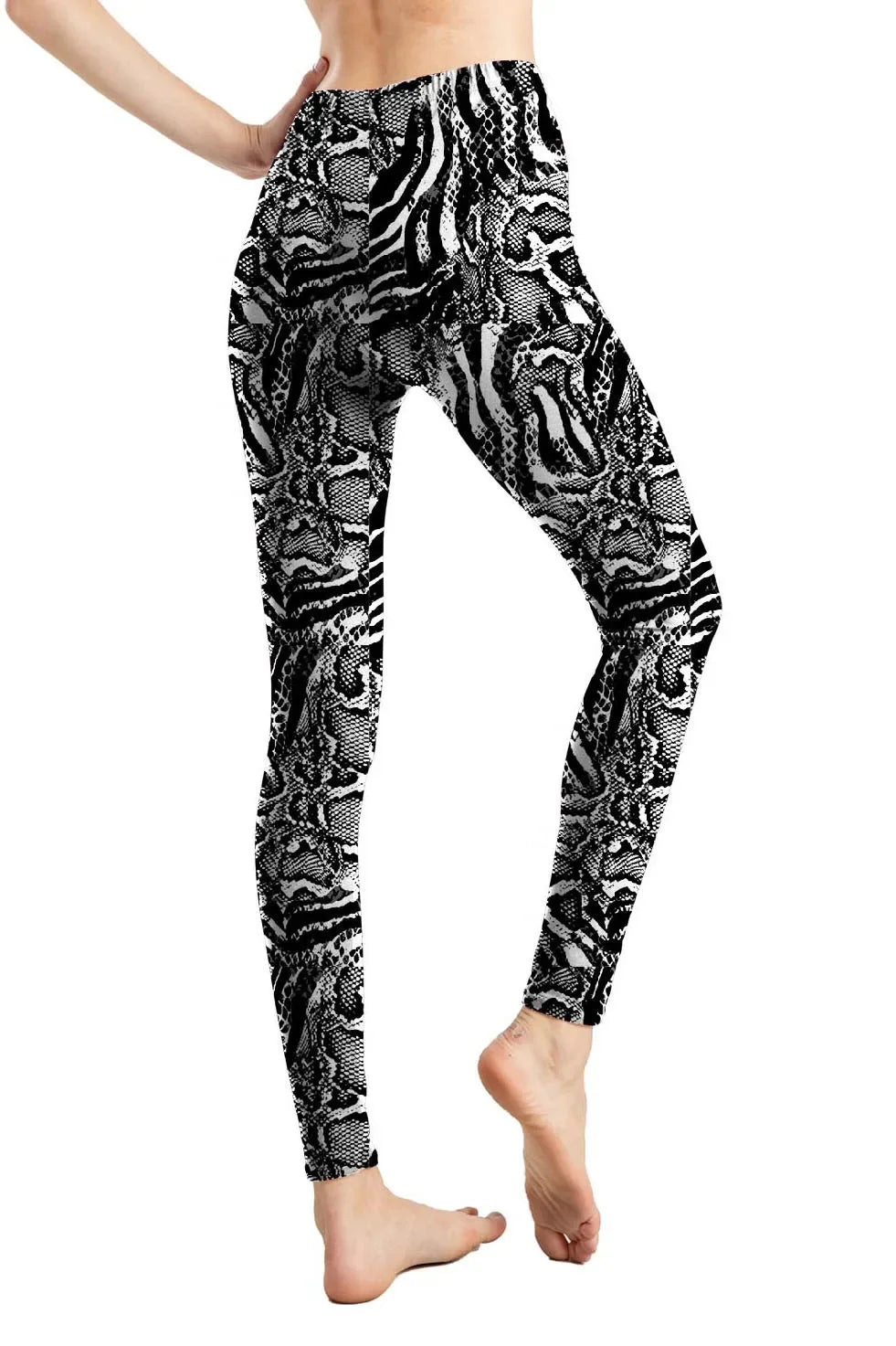 Leopard Leggings Printed High Waist - Empire P.E