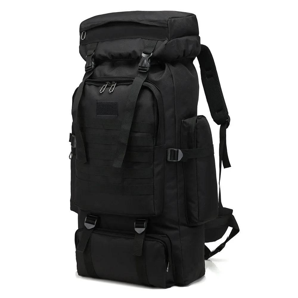 80L Waterproof Molle Camo Tactical Backpack Military Army Hiking Camping Backpack Travel Rucksack Outdoor Sports Climbing Bag - Empire P.E