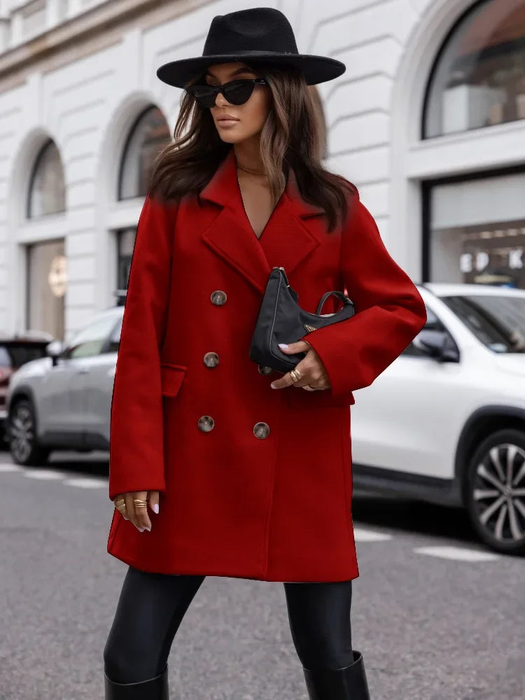 Women's Winter Coats Fashion Casual Mid-length - Empire P.E