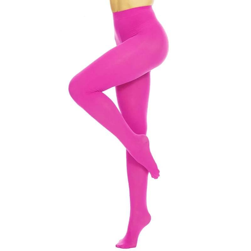Plus Size Women Sexy Long Stockings Candy Color - Empire P.E