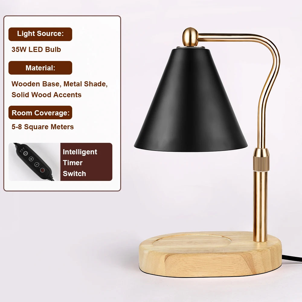 Candle Warmer Lamp with Timer Dimmable Wax Warmer Lamp