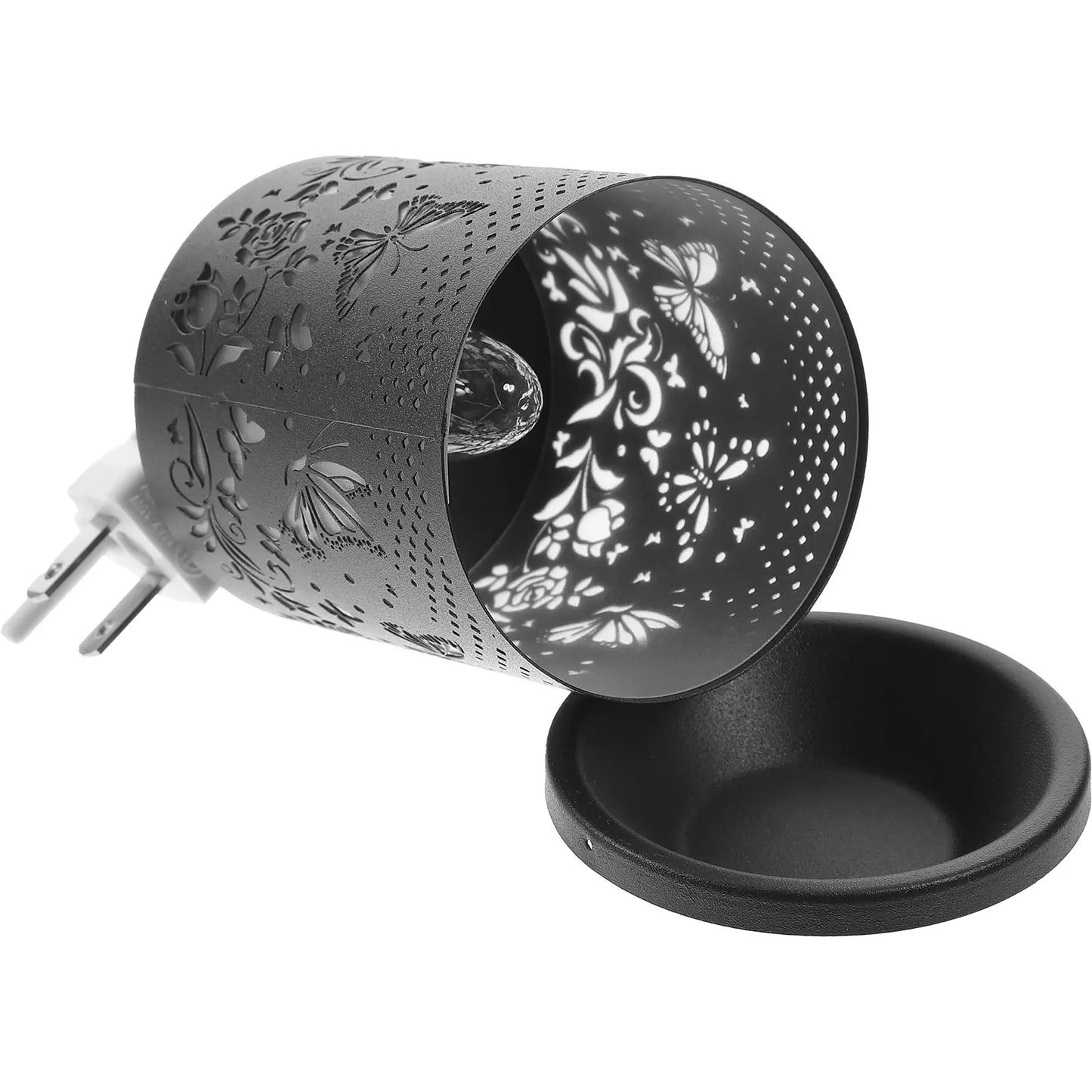 Metal Plug In Wax Warmer Electric Burner Scented Oil Night Lamp