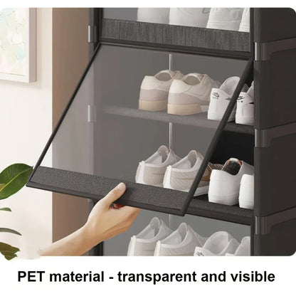 Shoe Rack-Shoe Storage Cabinet Vertical Shoe Organizer