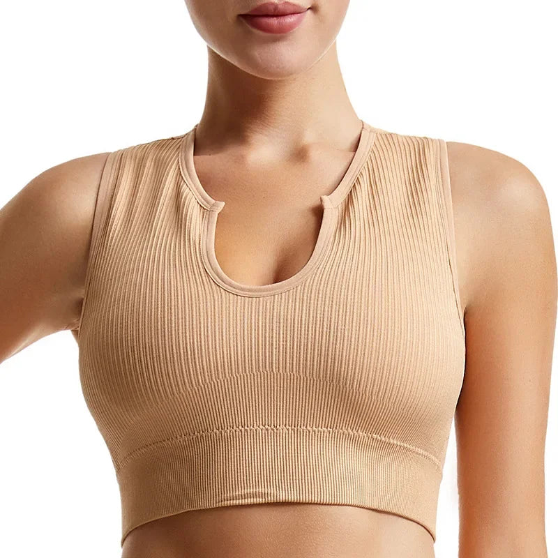 Gym Set Workout Clothes Seamless Leggings Sports Bra Yoga Set - Empire P.E