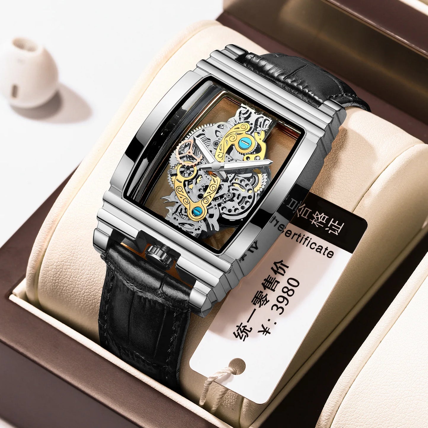 2024 Transparent Full Hollow Metal Leather Watches