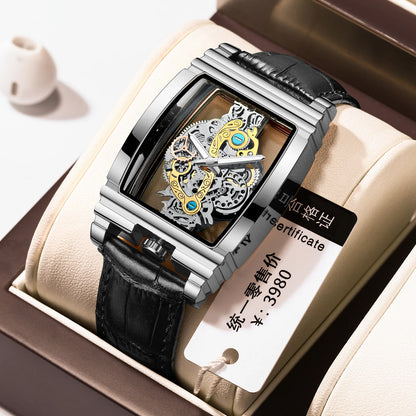 2024 Transparent Full Hollow Metal Leather Watches