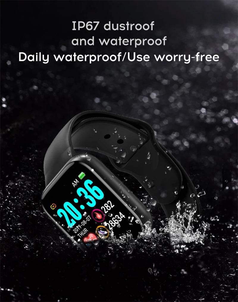 Multifunctional Smart Watch Men Women Bluetooth Connected Phone Music Fitness Sports Bracelet Sleep Monitor Y68 Smartwatch D20 - Empire P.E