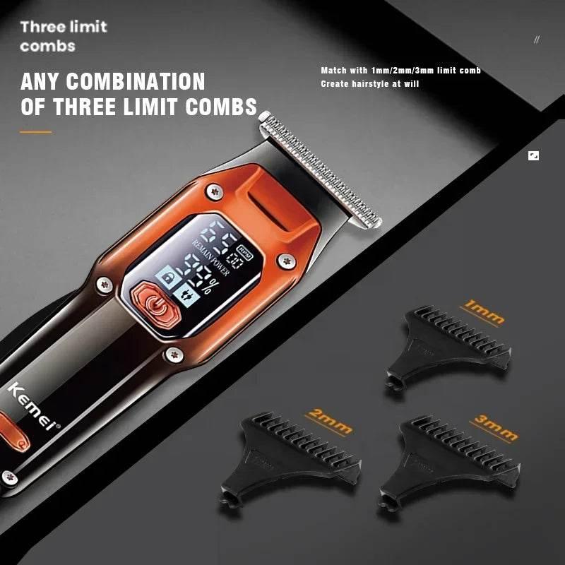 Wholesale Rechargeable Hair Trimmer Kemei km-658 Machine Hair Cut Razor Men'S Hair Clippers barber - Empire P.E