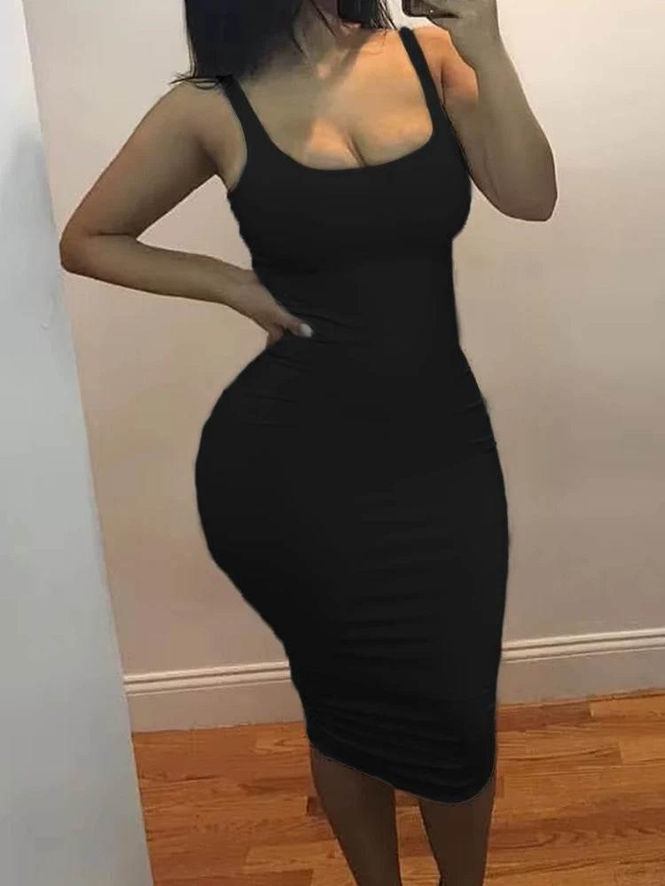 Summer Sexy Tank Top Dress European and American Plus Size - Empire P.E