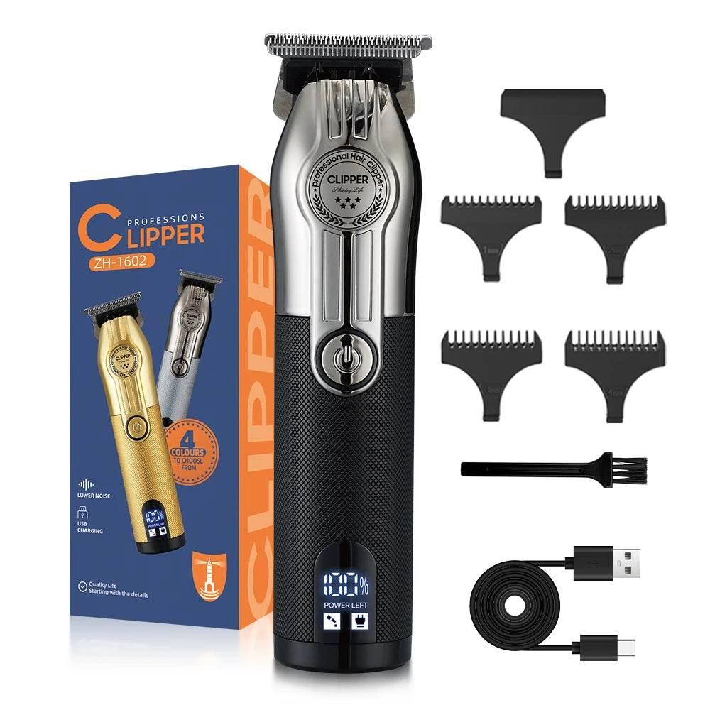 Men's rechargeable hair clippers equipped with guide combs are an ideal choice for hair and beard styling - Empire P.E