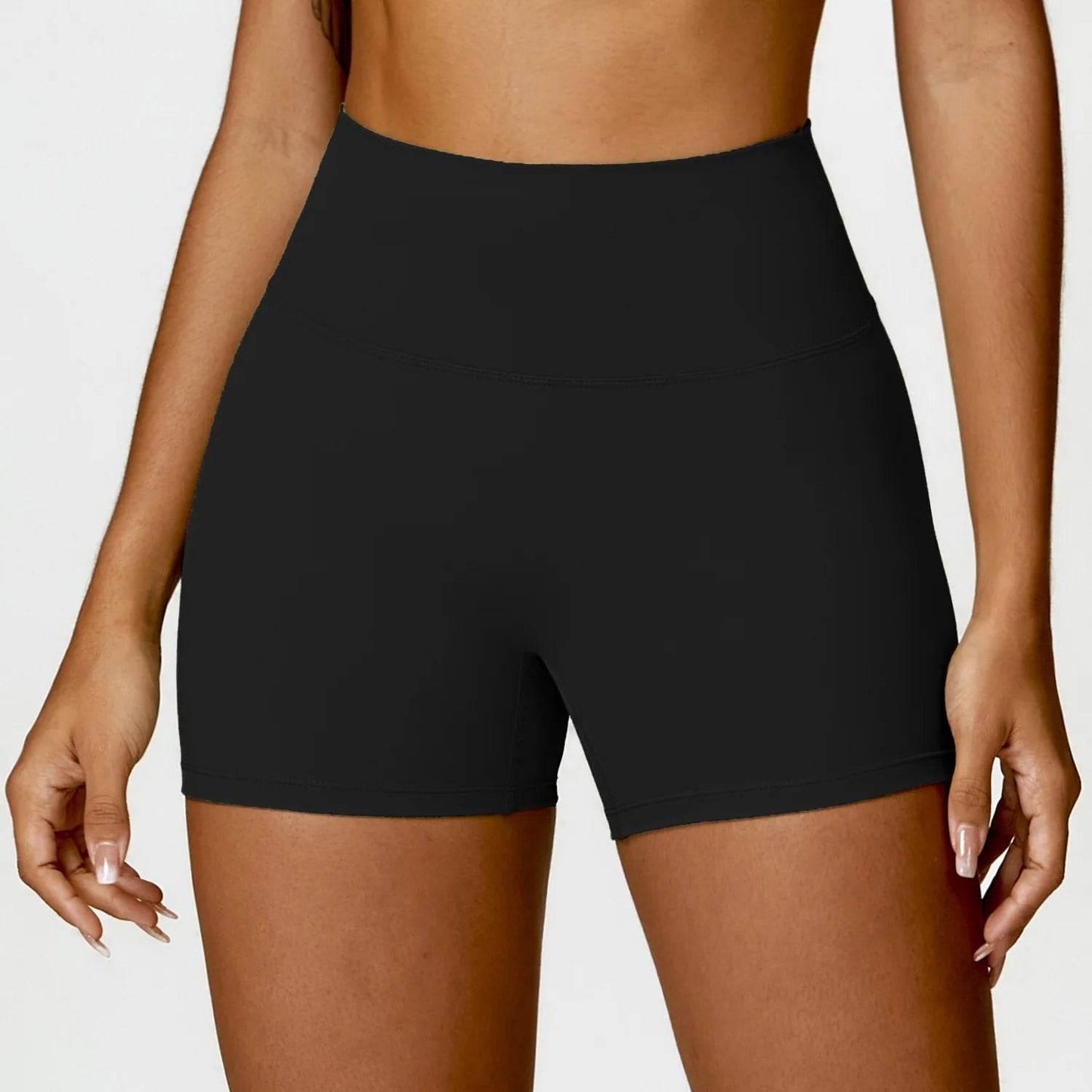 New Women Yoga Shorts High Waist Beautiful Buttocks Gym Sexy Feel V-shaped Shorts Sports Fitness Tights Push up Run Leggings - Empire P.E