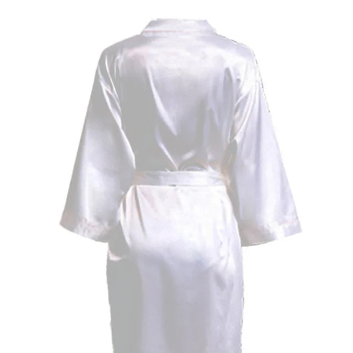 Satin Bridesmaid Bathrobe - Empire P.E