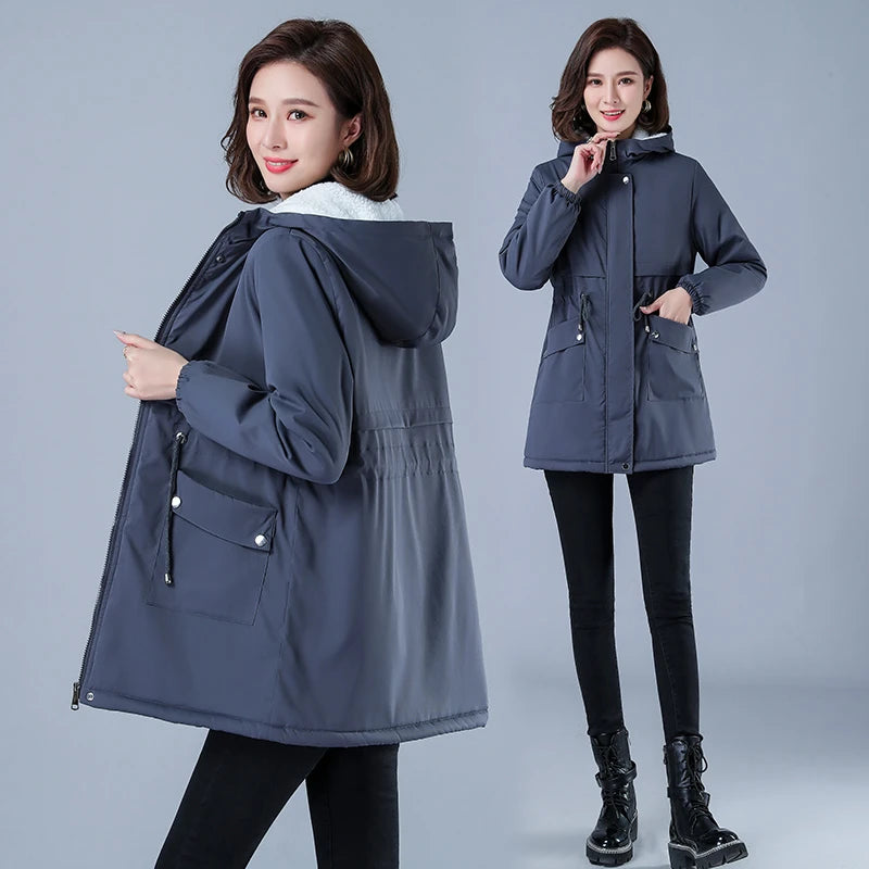 Women's Cotton Warm Puffer Coat - Empire P.E