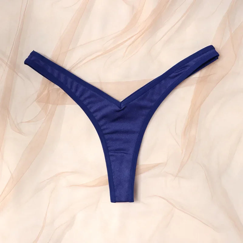 Solid Thong Panties For Women - Empire P.E