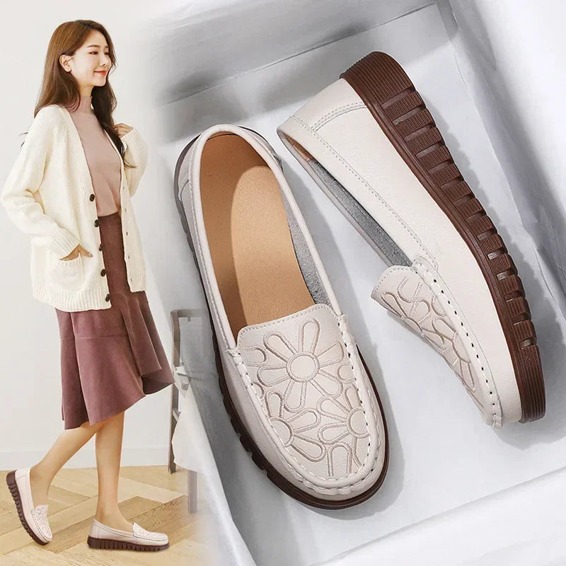 Women's Slip-on Loafers Casual Shoes Platform Wedge - Empire P.E