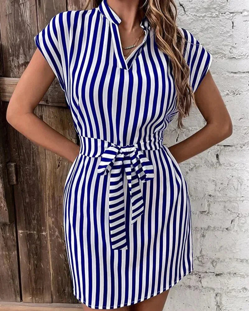 Women Spring Summer Style A-Line Dress Lady Casual Sleeveless - Empire P.E