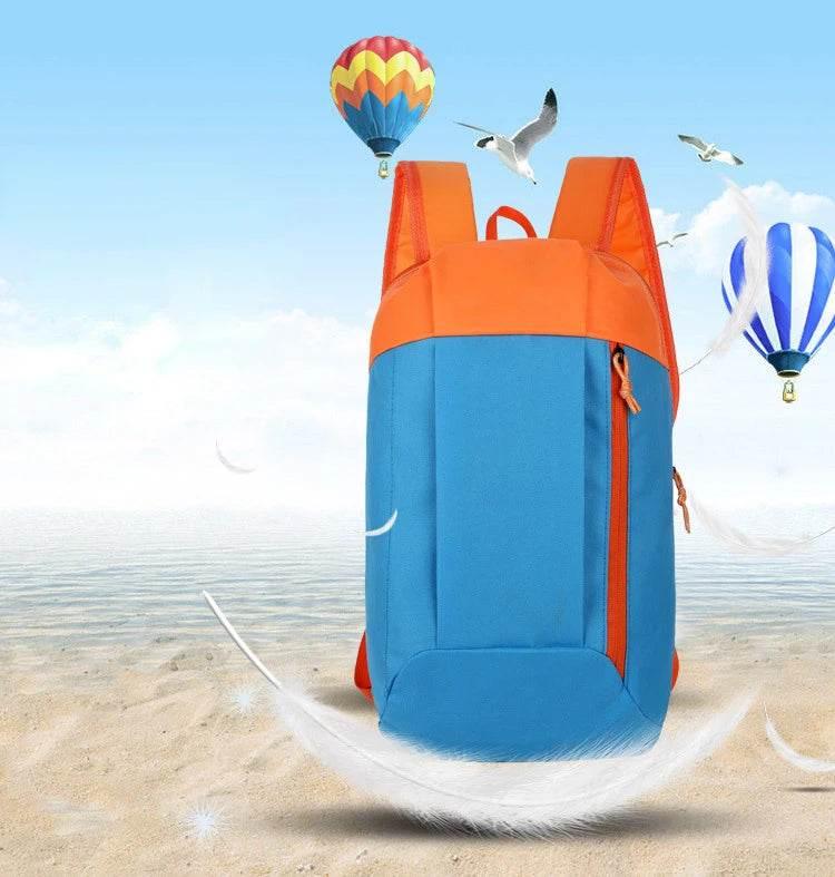 Outdoor Sports Light Weight 10L Waterproof Backpack Travel Hiking Bag Zipper Adjustable Belt Camping Knapsack Men Women Child - Empire P.E