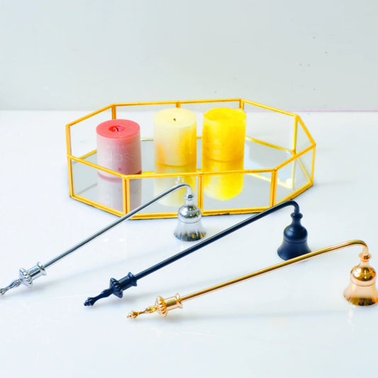 Bell Candle Wick Snuffer Candlestick Holder