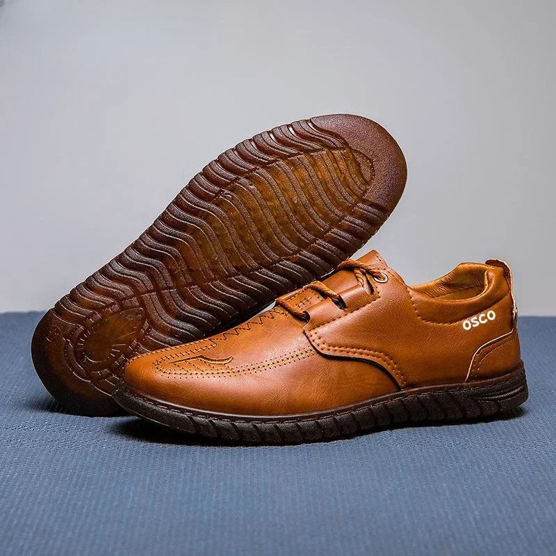 Comfortable Moccasin Leather Shoes for Men - Empire P.E