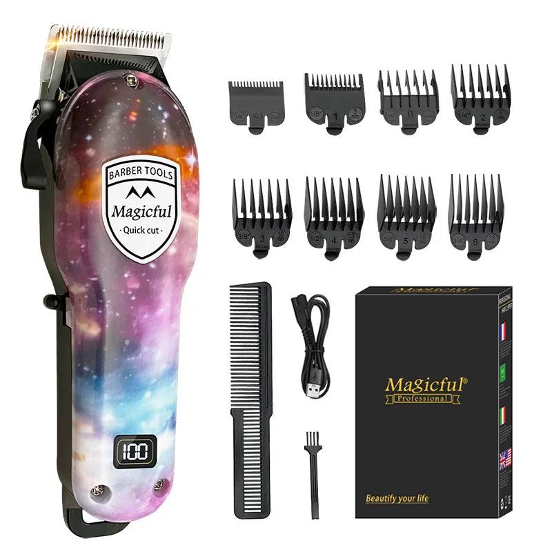 Magicful Hair Trimmer For Men Fashion Professional Hair Rechargeable Li-ion Battery - Empire P.E