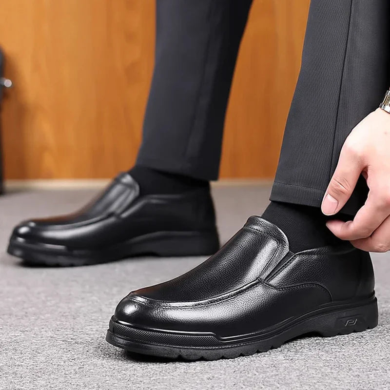Leather Shoes for Men Dress Shoes Slip-on - Empire P.E
