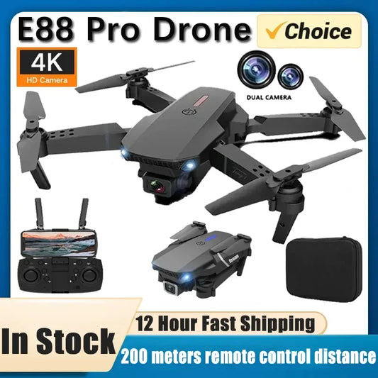 2025 E88 Professional Wide Angle RC Drone HD 4K Camera - Empire P.E