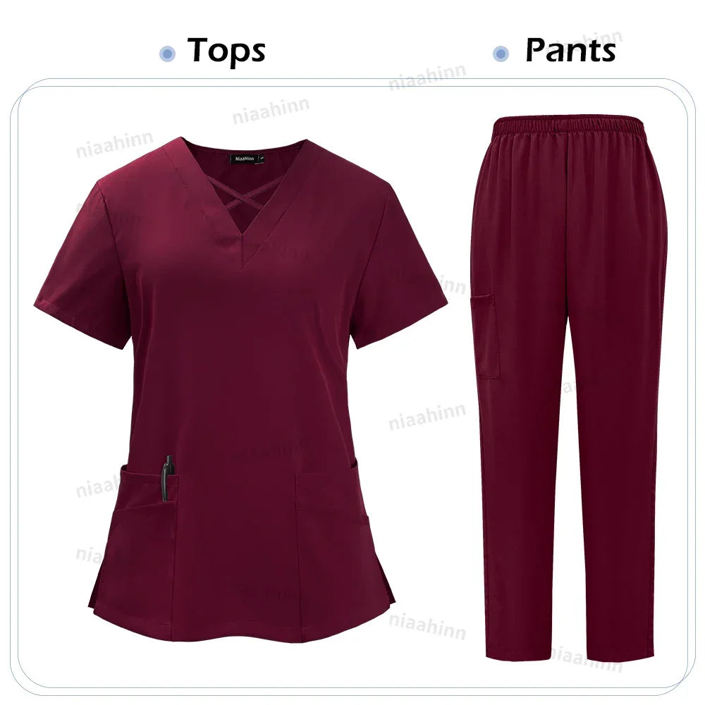 Medical Scrub Uniform Set
