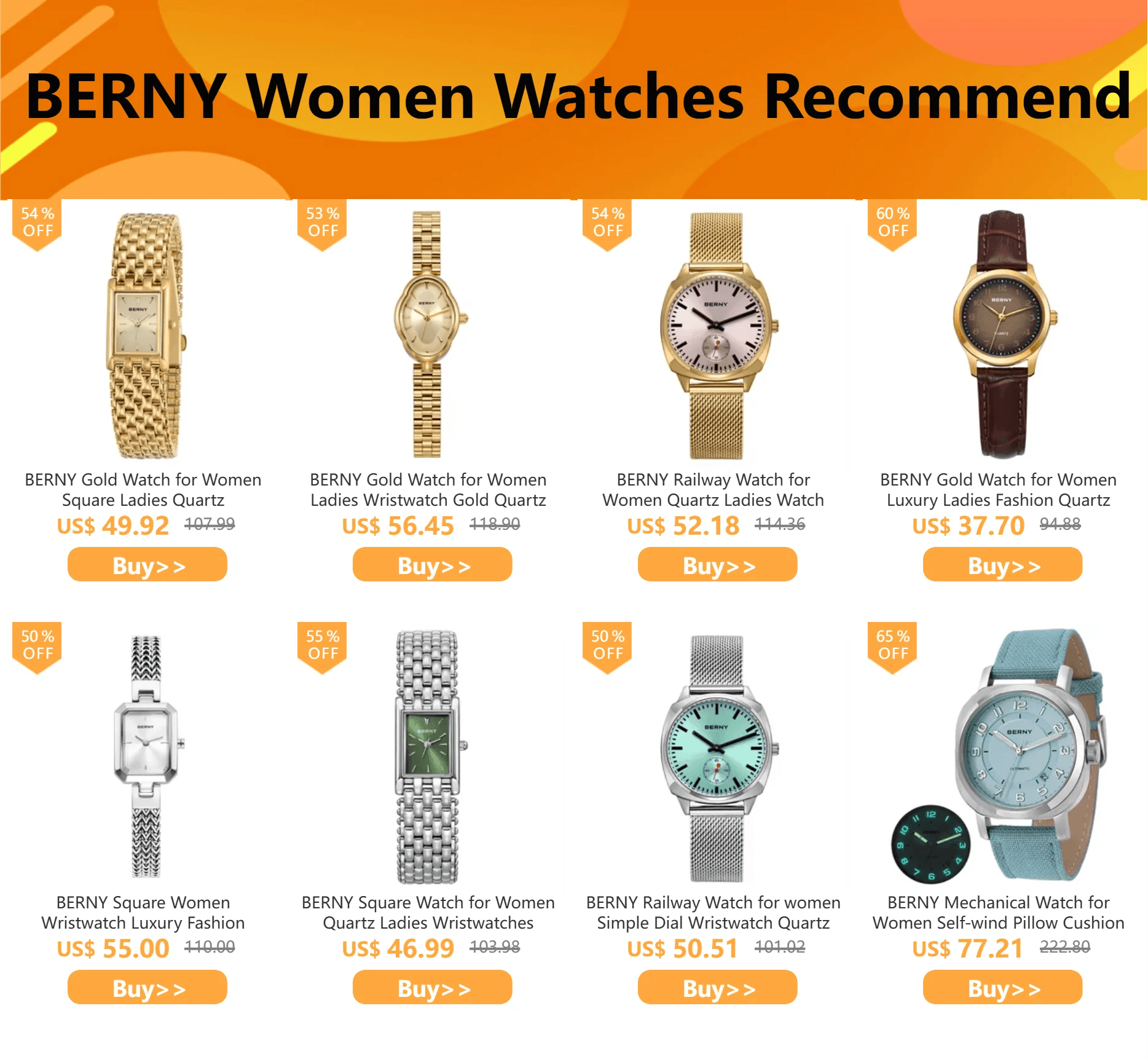 Ladies Quartz Wristwatch Waterproof - Empire P.E